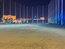 Sweating my ass off and poorly hitting balls at Top Golf. 
