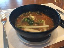 Miso soup with noodles