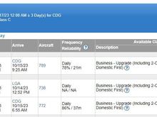 DFW-CDG only search