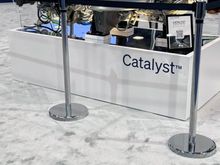 Mockup of a GE Catalyst Engine. Powers the Beechcraft Denali (picture below). 