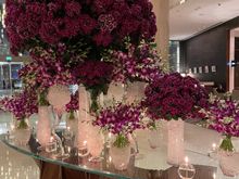 Flowers composition in the lobby 