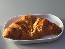 Warmed up croissant
