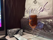 Taittinger Rosé, Diptyque gift box, Diptyque wet towels