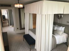 Canopied bed
