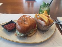 Another recommendation, beef burger a la Cathay 