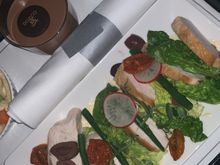 Chicken salad, better presented than last tome I had it. 