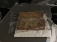 Pre-arrival banana bread. 