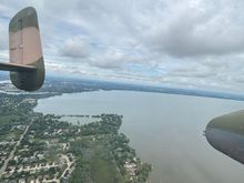 South east of Neenah and the coast of Lake Winnebago 