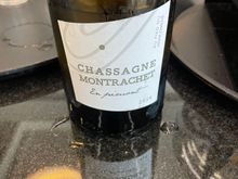 The Chas Montrachet is drinking beautifully. Very good!