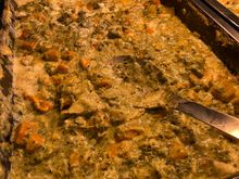 Today’s veggie vomit looks like vomit. Bon appetit. 

