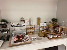 Cold buffet. Hot food available to order.