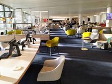 There is also a sort of office area where you could get some work done 