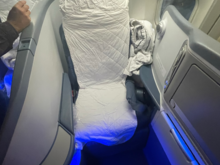 The "mattress pad" and proof that the XM seats lack any amount of storage space