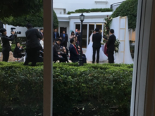 There was a wedding going on