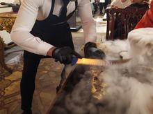 Followed by enthusiastic and very fast chopping....