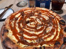 I tried their brisket pizza. It was okay, but I’d recommend a more conventional topping.