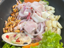 Salmon ceviche 