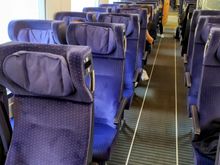 This is the second class carriage on the way to Düsseldorf and Duisburg 