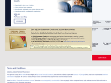 This is offer I receive when I am researching flights. 
