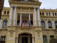 Ayuntamiento, the town hall of Malága 