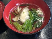 The broth was refreshing, and a good interlude