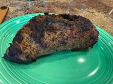 Santa Maria tri-tip - just caught the flare up in time! 