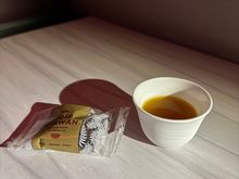 Arabic Coffee and Dates post take-off, crew offered multiple rounds.