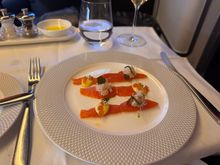 STARTERS - Smoked trout. Pretty good.