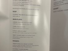 Meals on offer.
