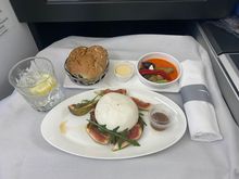 Nothing says Class like a Ball of Mozzarella and a plastic pot of glupp
