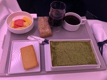 Duck parmentier. My wife liked it better than I did.  Financier was awful