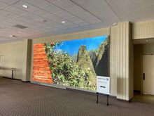 Exiting the elevator, you turn left 