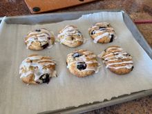 Blueberry muffin cookies