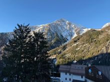 A nice mountain view from the room.