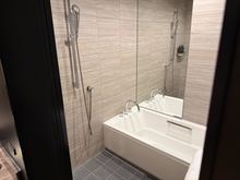 bathtub and shower room
