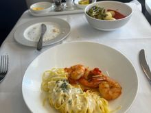 Prawn linguine