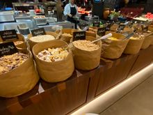 Breakfast buffet.