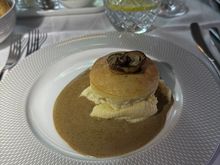 Soufflé starter - really excellent. Was worried it would be over cooked, but it was perfectly done.