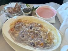 Vegan breakfast main in J, LHR-HND. Porridge apparently. Needless to say, complaint submitted. 