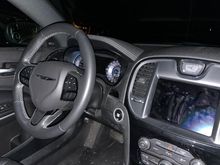 Interior View at night. 