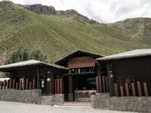 Inca rail "lounge" in Ollantaytambo