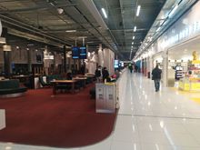 General view inside Terminal 2G at Paris CDG airport