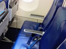My seat, right at the rear of the Privilege Style plane