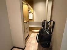 Walk in closet area