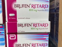 Extended-release ibuprofen with a…..unique….name at the airport pharmacy.    Yes, I know it’s French.  
