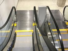 The new escalators seem to be a bit wider and the station is brighter and slightly larger, but not a dramatic change.