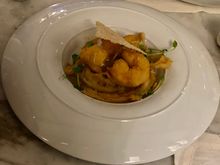 Fritters - prawn , soft shell crab and whitebait  with parmesan 