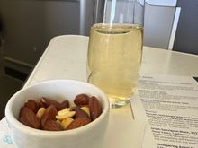 Champagne and hot nuts