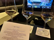 White Wine tasting (the CA Chardonnay won)