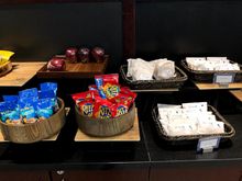 Food selection at the Houston United Club